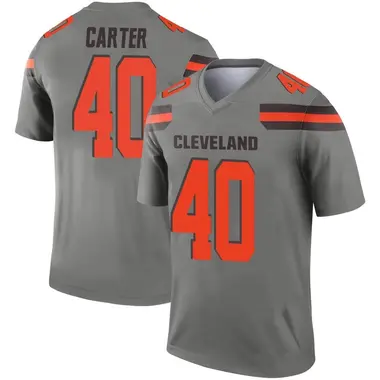 Brown Youth Jermaine Carter Cleveland Browns Legend Color Rush Jersey